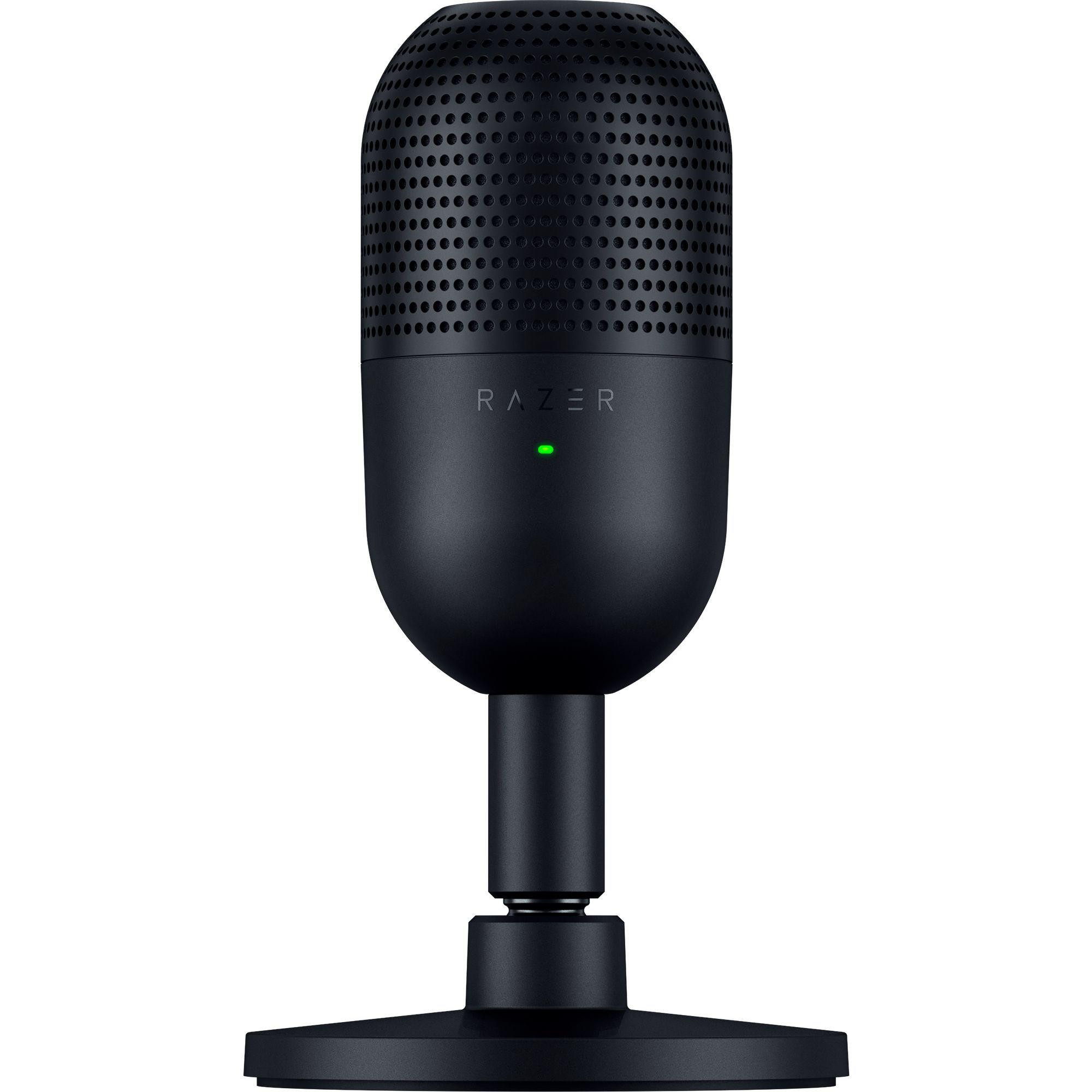 Razer Seiren V3 Mini USB-Mikrofon Schwarz | 14-mm-Kondensatorkapsel, Supernierencharakteristik, Tap-to-Mute, 96 kHz, Plug & Play RZ19-05050100-R3M1