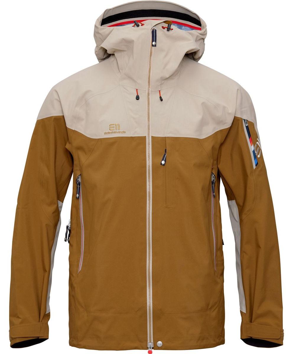 Elevenate Herren Skijacke Men Bec de Rosses XI Jacket Braun XL