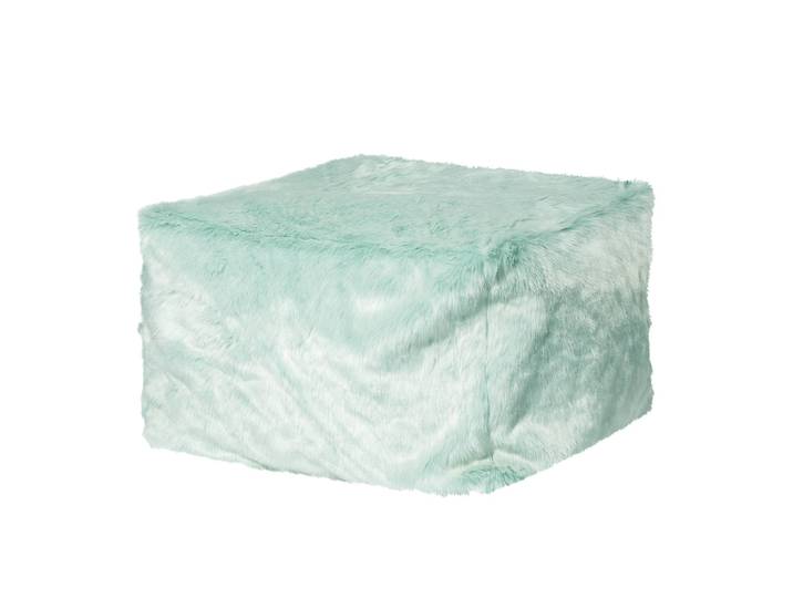 Fußhocker Loft Zobel Webstoff 80 x 45 x 80cm Grün/Mint