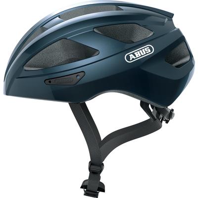 Rennradhelm ABUS "MACATOR" Gr. S, blau (midnight blau), Helme, S Kopfumfang: 51cm - 55cm