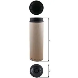 Sekundärluftfilter MAHLE LXS 394