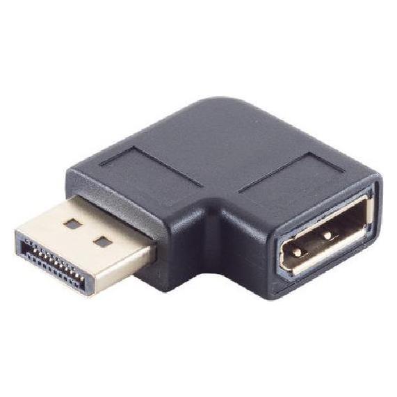 Berrybase DisplayPort 1.4 Adapter, 90° Winkel links (DisplayPort, DisplayPort) (10-78003)