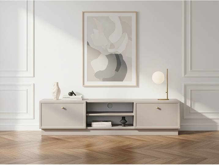 Meuble TV 2 tiroirs 150 cm LORINA