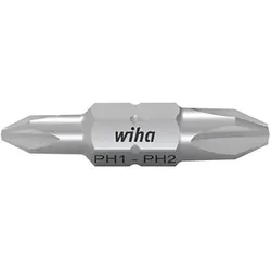 Wiha Bit Set Doppelbit Phillips (PH1/PH2) 10-teilges Set in Box - 43861