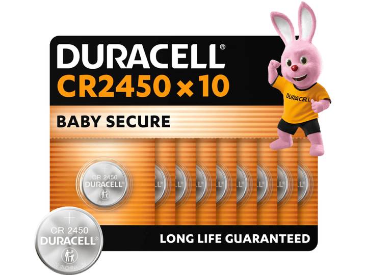 Duracell Specialty CR2450 lithium knoopcelbatterijen 3V 10 stuks