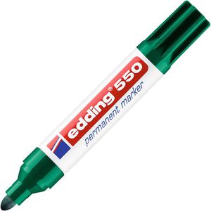 Edding Permanentmarker 550, Strichbreite 3 - 4 mm, grün