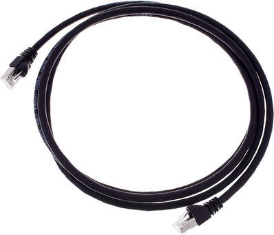 Telegärtner CAT6A Patchkabel 2m, sw noir