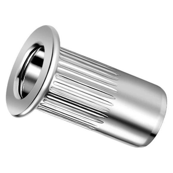 Qonnect Q-Nut 02SS01F08012 Blindnietmutter Edelstahl A2 offen FH M8 Griff 0,5-3,0 (67450535)