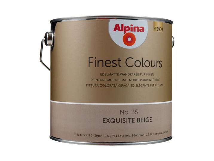 Alpina Wandfarbe Finest Colours Exquisite Beige 2.5 l Matt