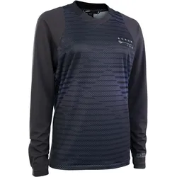 ION, Damen, Velotrikot, Bike Jersey Scrub LS women - black (M), Schwarz, M