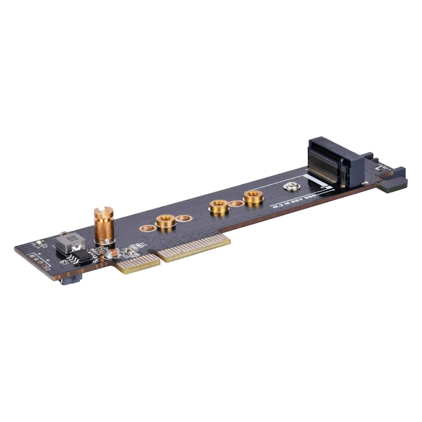 Silverstone SST-ECM28 - 1x NVMe + 1x SATA M.2 SSD to PCI-E x4 1HE adapter card (SST-ECM28)