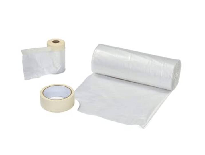 WAGNER Universal Extra Abdeckset inkl. Abdeckfolie 4 x 6 m, Abdeckfolie mit Klebeband 20 m x 0,55 m, Malerklebeband 20 m x 36 mm