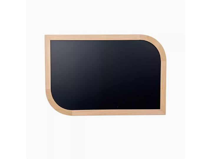 Tableau noir magnétique avec cadre en bois massif, tableau d'affichage domestique, 1 pièce