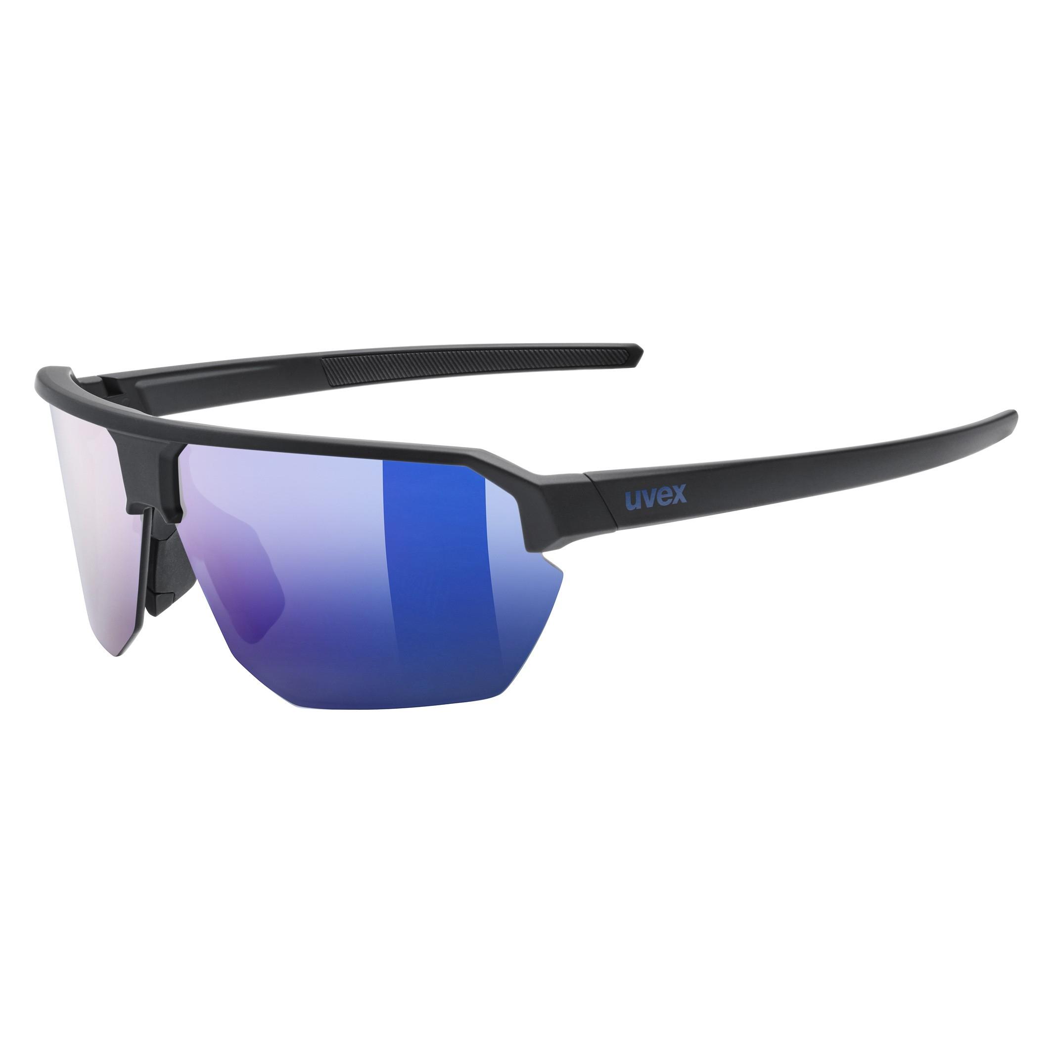 Uvex vectiv (black matt (blue), Mirror Blue) (534009)