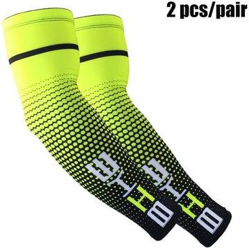 Useful Little Things Unisex Cooling Arm Sleeves And UV Sun Protection Covers green xxl