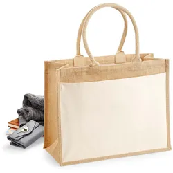 Westford Mill Jute Einkaufstasche Jute-Tasche W427