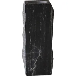 Botane Edge Vase 30 cm, grauer Marmor