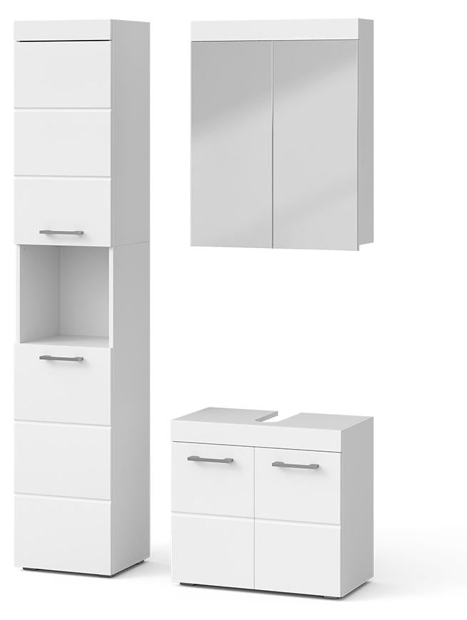 Vicco Luna Badkamermeubel set Wit 3-delig Model 38781