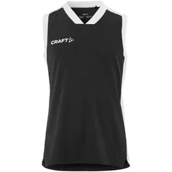 CRAFT Basket 2.0 Contrast Basketballtrikot Kinder 999W - black/contrast white 122/128