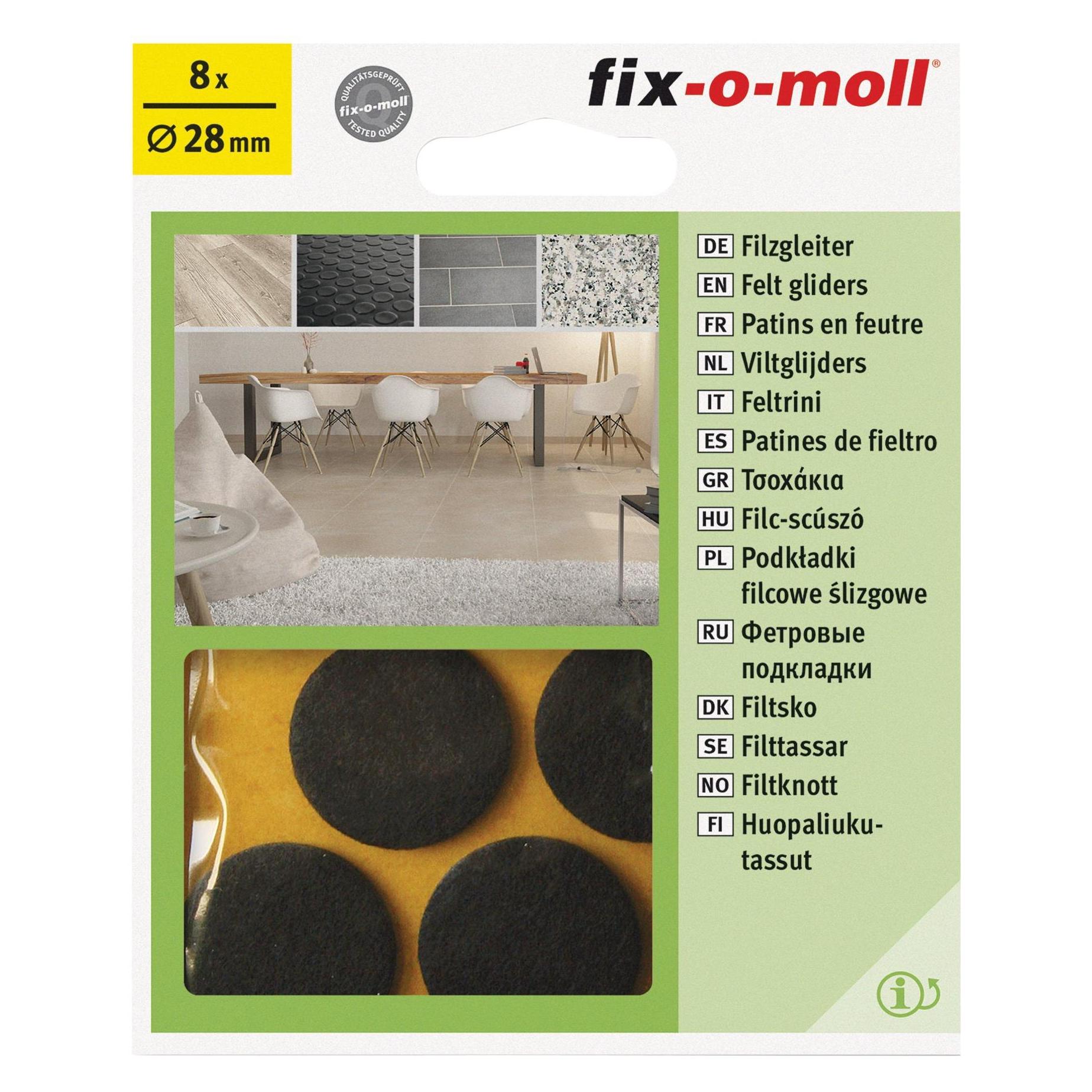 Fix-o-moll Filzgleiter (Filzgleiter, 8 Stk.) (3566346)