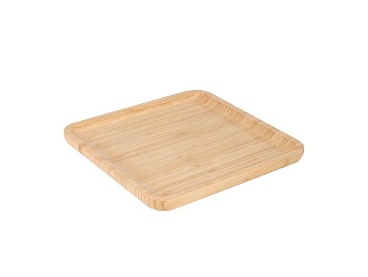 Servierplatte Bambus 25 x 25 cm natur