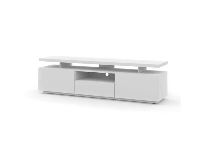 Meuble TV ADAM 180 cm blanc mat
