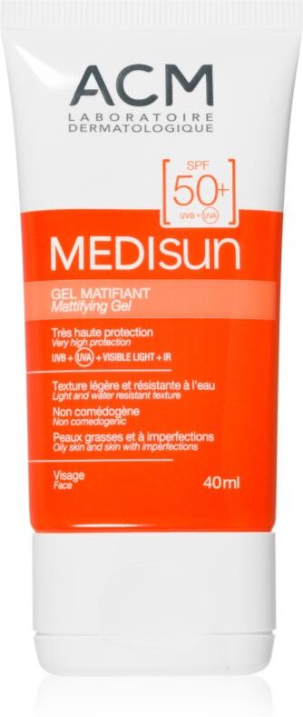 ACM Medisun crème matifiante protectrice visage SPF 50+ 40 ml