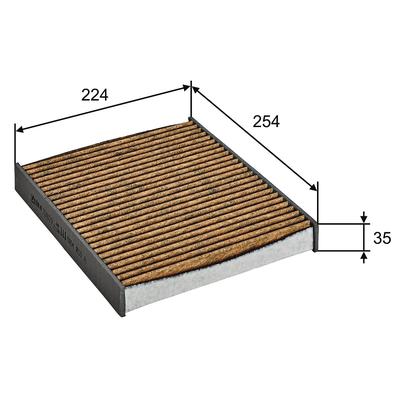 VALEO Filter, Innenraumluft CLIMFILTER SUPREME 701029 für VW