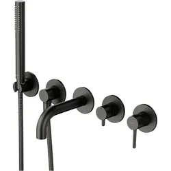 Omnires, Badarmatur, Waschtischarmatur mit Keramikkartusche und Luft-Wasser-Technologie