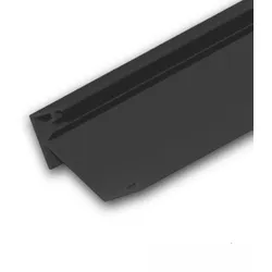 ISOLED LED Eckprofil CORNER18, für LED Strips bis 1.8cm Breite, Neigung 60° / 30°, Aluminium, 200cm, schwarz RAL 9005 ISO-115826