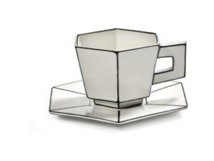Serax - Carte Blanche Cappuccinotasse mit Untertasse Set