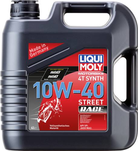 Liqui Moly Motorbike 4T Synth 10W-40 Street Race 20754 4-Takt-Motoröl 4l