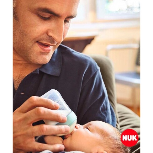 Nuk Nature Sense Baby Bottle with Silicone Teat 260mL Assorted Colors 6-18m