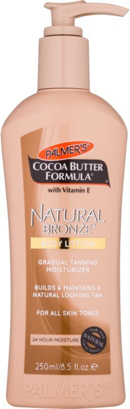 Palmer’s Cocoa Butter Formula Natural Bronze crème pour le corps auto-bronzante pour un bronzage progressif 250 ml