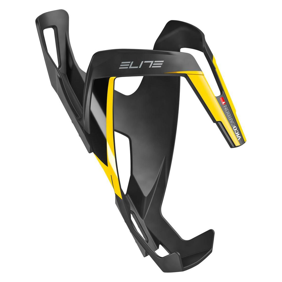 Elite Flaschenhalter Vico Carbon Schwarz/Gelb Matt (32727828)