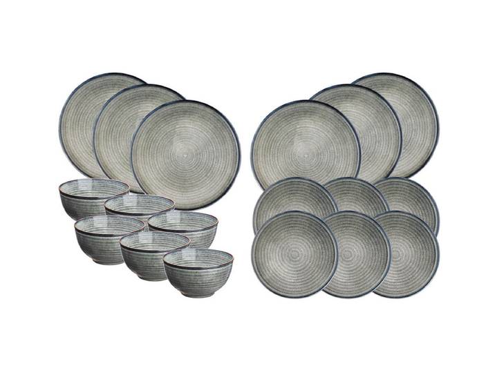 Björn Zen Essentials Service Geschirr Set 18 tlg. Grau