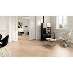 ter Hürne Herringbone Edition Design-Vinylboden Eiche Berlin tief-gebürstet Fischgrät Soya Pro 749,3x149,9x2,5 mm