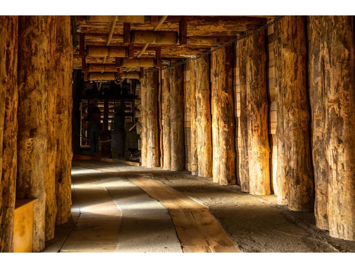 Fototapete PAPERMOON Wieliczka Salt Mine , bunt, B:5m L:2,8m, Vlies, Tapeten, Fototapete