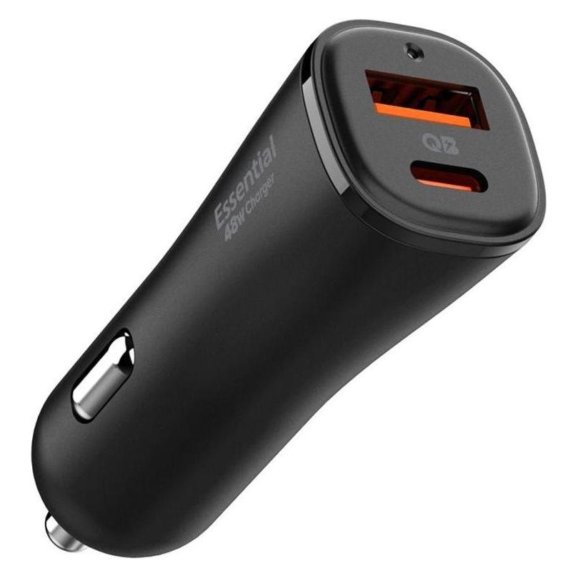 Spigen ArcStation Essential EV482 48W Car Charger - Black (26184-0)