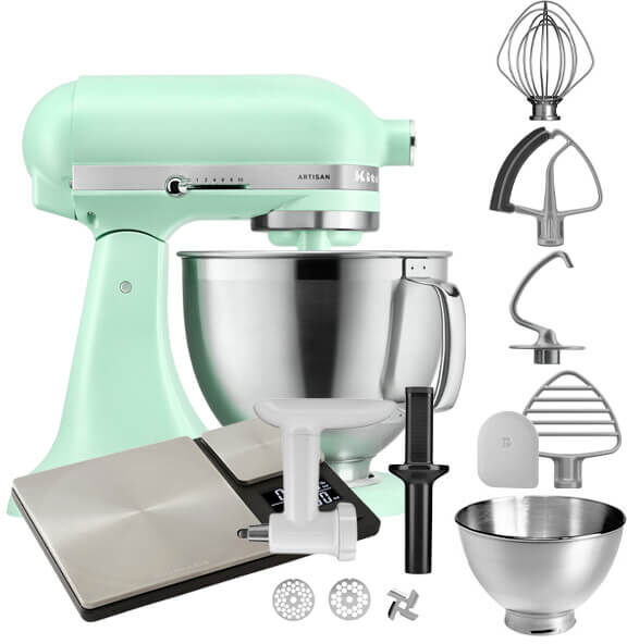 KitchenAid Artisan Mixer 195 Spearmint With FREE Gifts