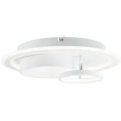 Brilliant LED-Deckenleuchte Sigune Alu, Eisen, Stahl & Metall Weiß