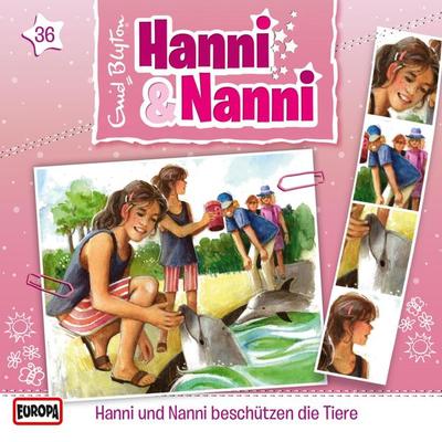 Folge 36: Hanni und Nanni beschützen die Tiere - Andre Minninger,Enid Blyton, Audio, 4064066628758