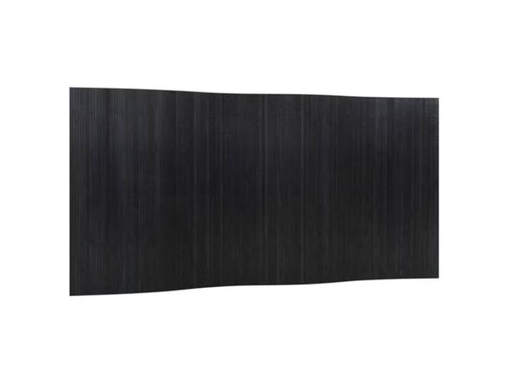 Paravent Bambus, Schwarz, 400 cm x 165 cm, Trennwand Nur für den Innenbereich, aufrollbarer Bambus, neutrale Farben, Raumteiler, Wohnzimmer, Schlafzimmer