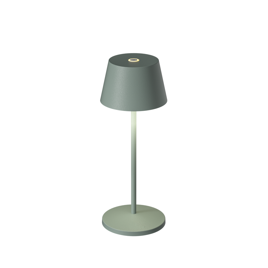 LOOM Design LED-Akku-Tischleuchte MODI MICRO Grüngrau 822-003 5712802225639