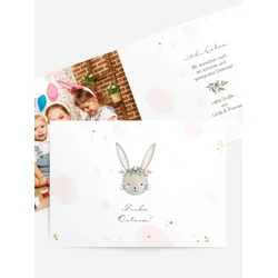 Osterkarten selbst gestalten mit Spruch und Fotos im Onlinedesigner bei Meine-Kartenmanufaktur.de