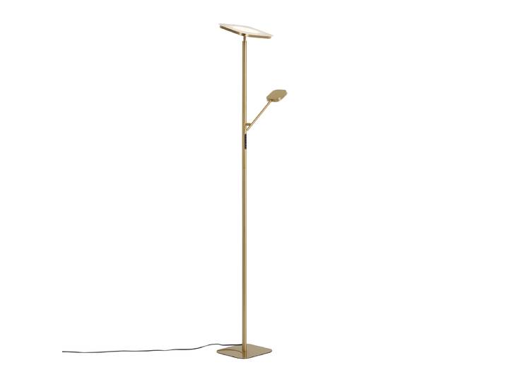 Moderne vloerlamp messing incl. LED dimbaar - Divana