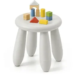 Relaxdays Sitzhocker für Kleinkinder Weiß