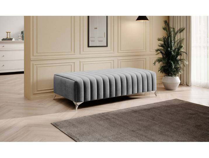 Designer Beistellhocker Cadeo - Sand - Luxusbetten24