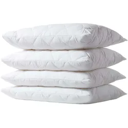 KISSENBEZUG Allergiker 48/74 cm, 4er-Set mit Hotelverschluss