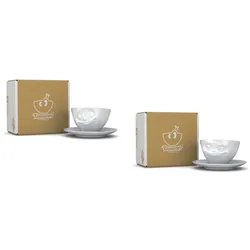 DKG utils Fiftyeight Tassen-Set 2-tlg.  200 ml Nr 003 weiß Kaffeetassen